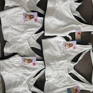 (12 Pieces)Hanes Women's White Bras (Large)